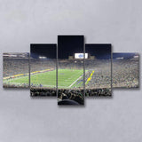 Notre Dame Stadium Canvas Prints Notre Dame Fighting Irish,Multi Panels,Sport Stadium Art Prints, Fan Gift