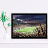 Notre Dame Stadium, Stadium Canvas, Sport Art, Gift for him, Framed Art Prints Wall Art Decor, Framed Picture
