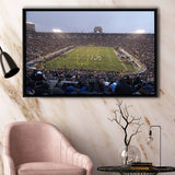 Notre Dame Stadium Framed Canvas Prints Wall Art American Football Stadium,Sport Stadium Art Prints, Fan Gift