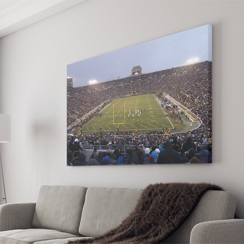 Notre Dame Stadium Wall Art American Football Stadium,Sport Stadium Art Prints, Fan Gift, Wall Decor