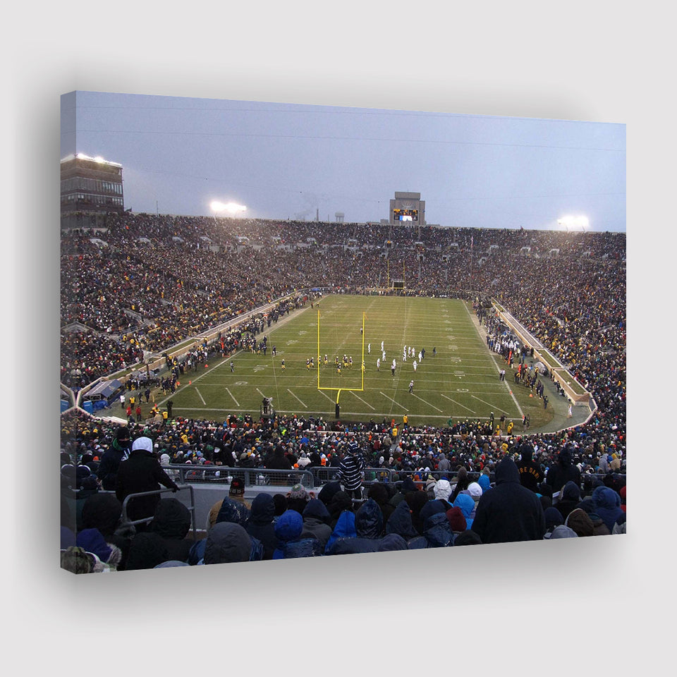 Notre Dame Stadium Wall Art American Football Stadium,Sport Stadium Art Prints, Fan Gift, Wall Decor
