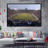 Notre Dame Stadium Framed Canvas Prints Wall Art American Football Stadium,Sport Stadium Art Prints, Fan Gift