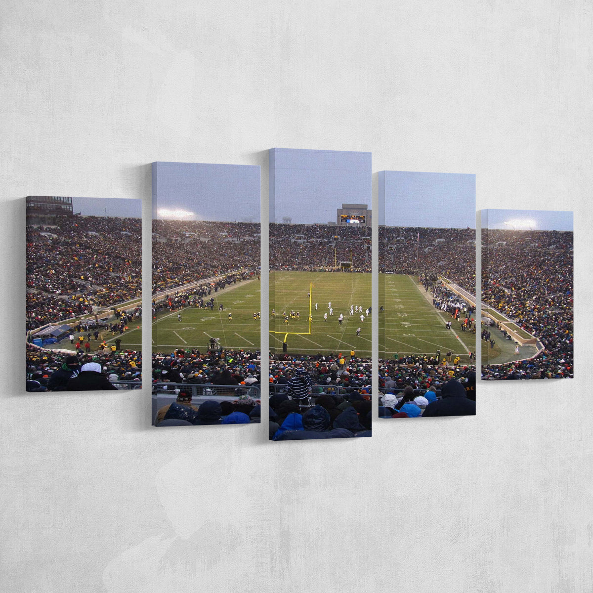 Notre Dame Stadium Wall Art American Football Stadium,Multi Panels,Spo ...