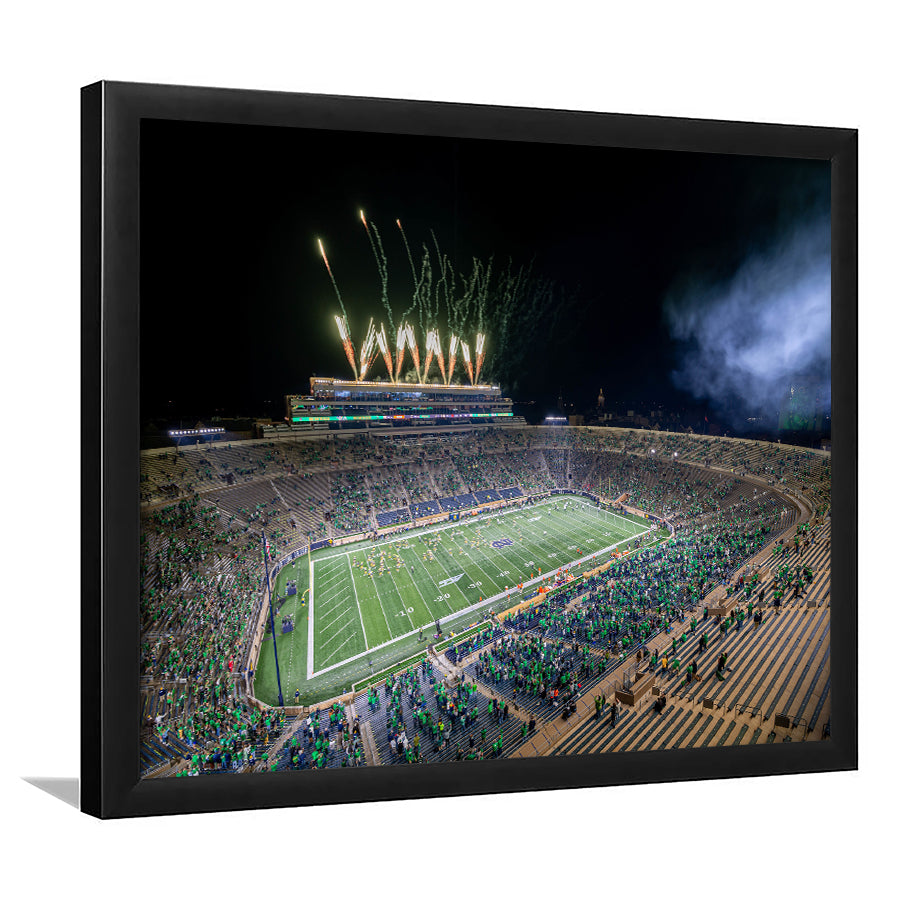 Notre Dame Students, Stadium Canvas, Sport Art, Gift for him, Framed Art Prints Wall Art Decor, Framed Picture