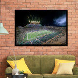 Notre Dame Students, Stadium Canvas, Sport Art, Gift for him, Framed Art Prints Wall Art Decor, Framed Picture