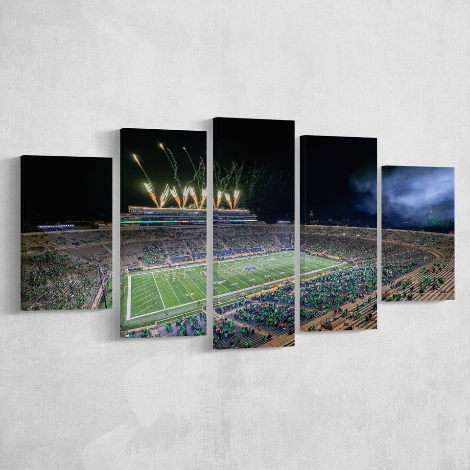 Notre Dame Students, Stadium Canvas, Sport Art, Large Canvas, Multi Panels, Canvas Prints Wall Art Decor