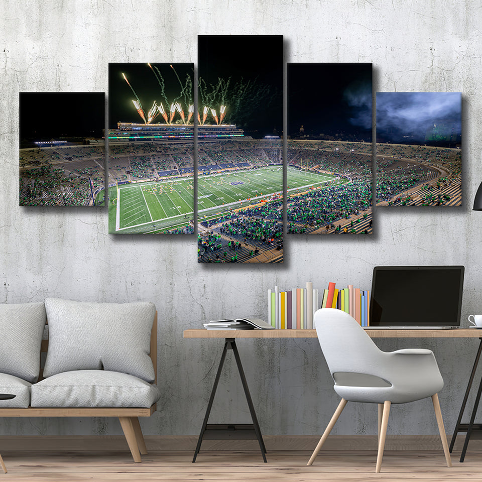 Notre Dame Students, Stadium Canvas, Sport Art, Large Canvas, Multi Panels, Canvas Prints Wall Art Decor