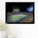 Notre Dame Students, Stadium Canvas, Sport Art, Gift for him, Framed Canvas Prints Wall Art Decor, Framed Picture