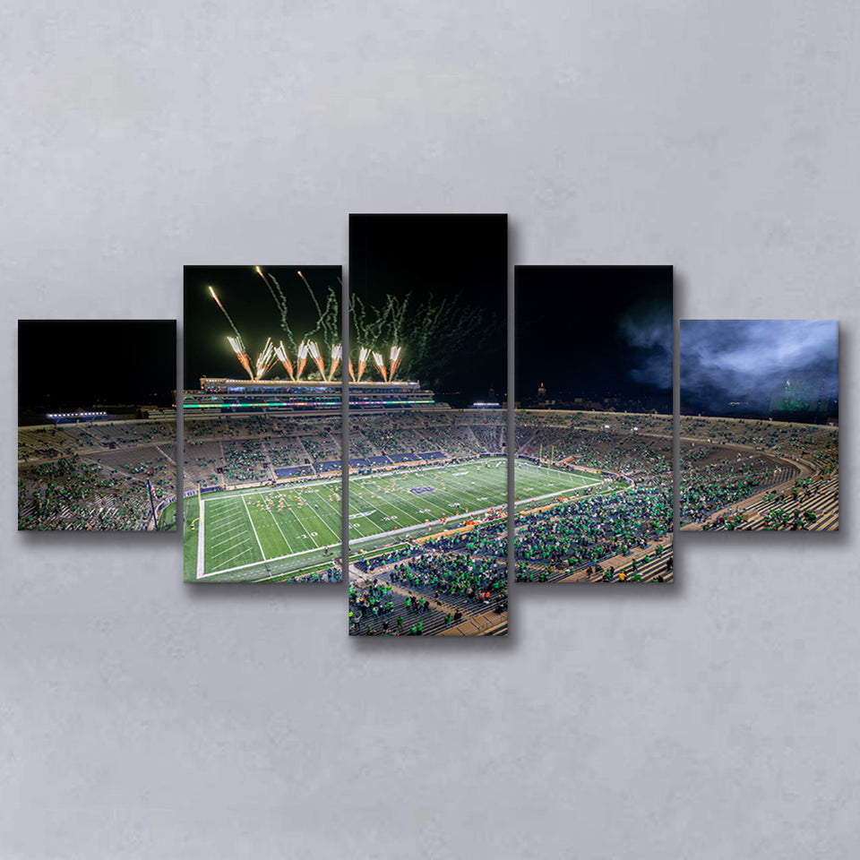 Notre Dame Students, Stadium Canvas, Sport Art, Large Canvas, Multi Panels, Canvas Prints Wall Art Decor