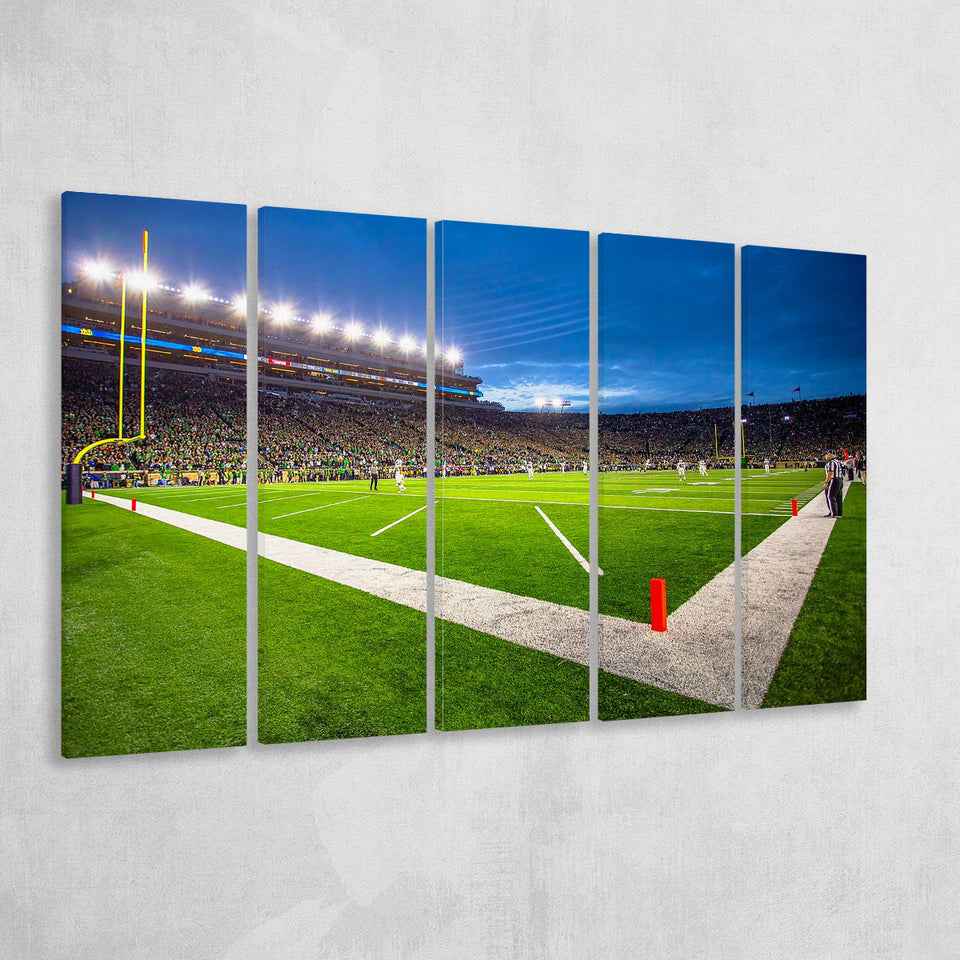 Notredame Stadium, Stadium Canvas, Sport Art, Gift for him, Multi Panels B, Canvas Prints Wall Art Decor