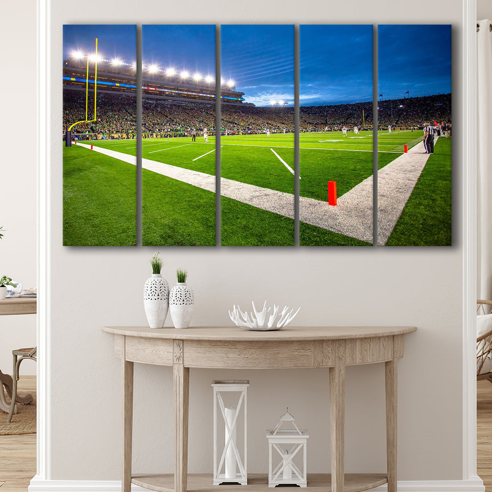 Notredame Stadium, Stadium Canvas, Sport Art, Gift for him, Multi Panels B, Canvas Prints Wall Art Decor