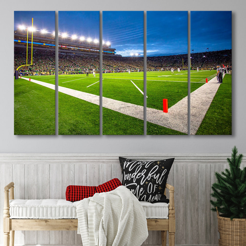 Notredame Stadium, Stadium Canvas, Sport Art, Gift for him, Multi Panels B, Canvas Prints Wall Art Decor