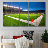 Notredame Stadium, Stadium Canvas, Sport Art, Gift for him, Multi Panels B, Canvas Prints Wall Art Decor