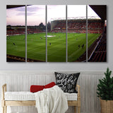 Nottingham Forest Stadium Canvas Prints City Ground Wall Art Football,Multi Panels B,Sport Stadium Art Prints, Fan Gift