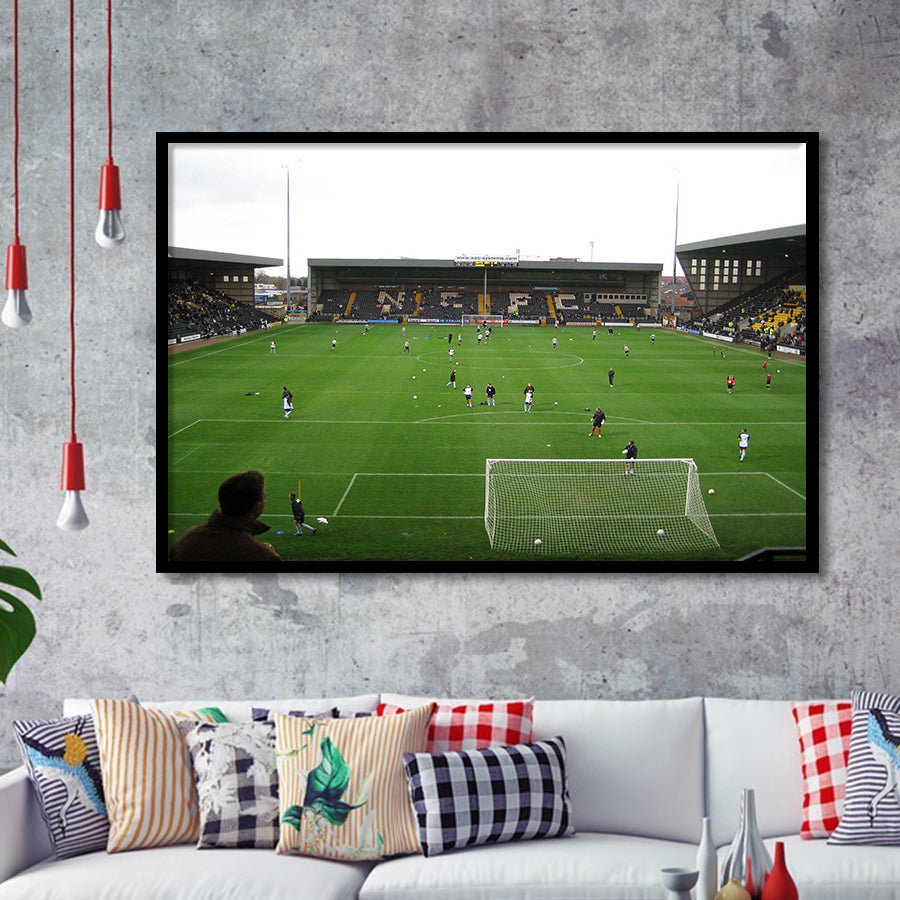 Notts County Wall Art Meadow Lane Stadium Art Prints Football,Sport Stadium Art Prints, Fan Gift, Wall Decor