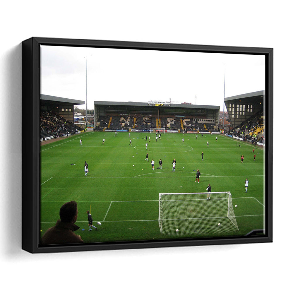 Notts County Wall Art Meadow Lane Stadium Framed Canvas Prints Football,Sport Stadium Art Prints, Fan Gift