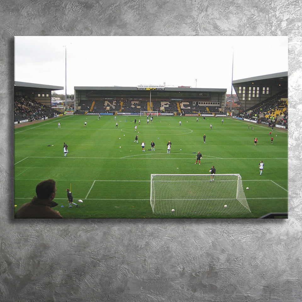 Notts County Wall Art Meadow Lane Stadium Canvas Prints Football,Sport Stadium Art Prints, Fan Gift, Wall Decor