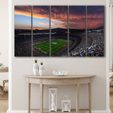 Nou Camp Stadium Canvas Prints Art Barcelona Stadium Wall Decor,Multi Panels B,Sport Stadium Art Prints, Fan Gift