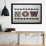 Now - Motivation Canvas, Canvas Wall Art, Framed Canvas, Canvas Art