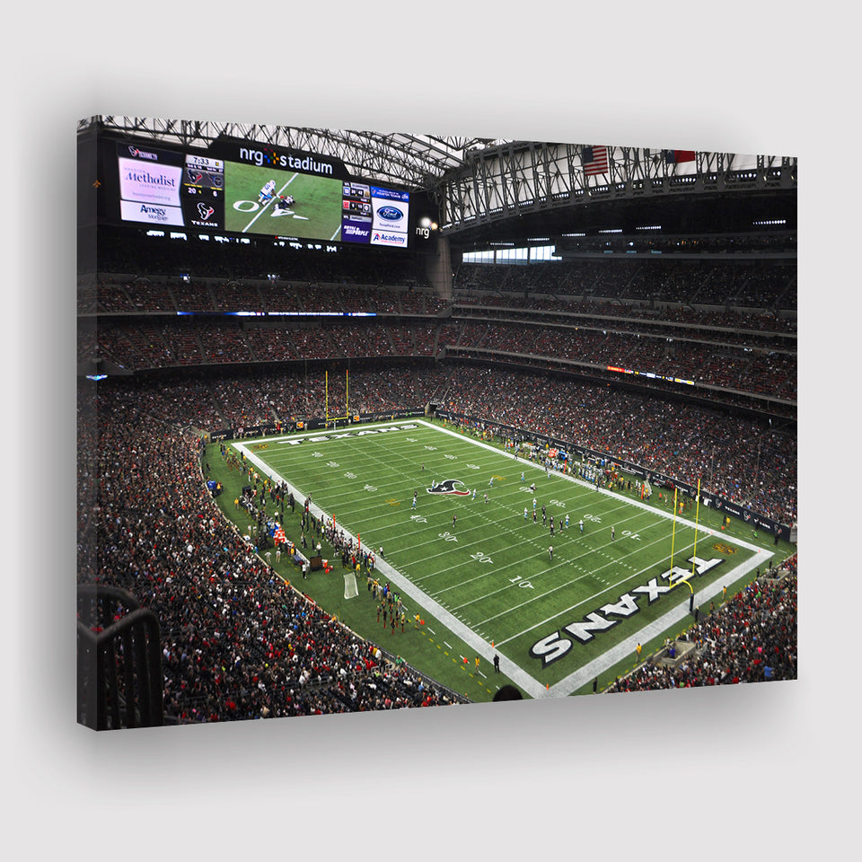 Nrg Stadium in Houston, Stadium Canvas, Sport Art, Gift for him, Fan Gift, Canvas Prints Wall Art Decor