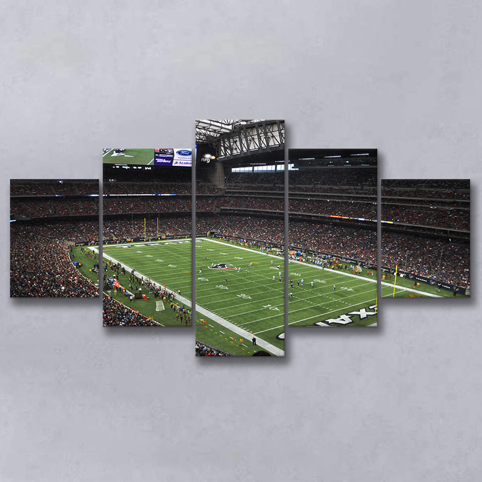 Nrg Stadium in Houston, Stadium Canvas, Sport Art, Large Canvas, Multi Panels, Canvas Prints Wall Art Decor