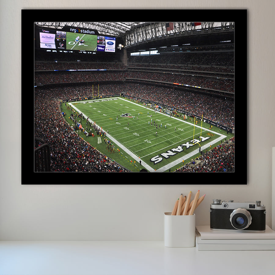Nrg Stadium in Houston, Stadium Canvas, Sport Art, Gift for him, Framed Art Prints Wall Art Decor, Framed Picture