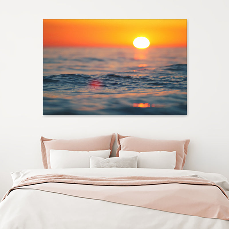 Ocean Sunset Canvas Wall Art - Painting Canvas, Canvas Prints, Painting Art, Prints for Sale