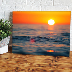 Ocean Sunset Canvas Wall Art - Painting Canvas, Canvas Prints, Painting Art, Prints for Sale