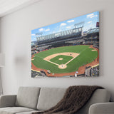 Oakland Athletics Stadium Canvas Prints Oakland Coliseum Wall Art Baseball,Sport Stadium Art Prints, Fan Gift, Wall Decor