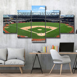 Oakland Athletics Stadium Canvas Prints Oakland Coliseum Wall Art Baseball,Multi Panels,Sport Stadium Art Prints, Fan Gift