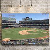 Oakland Athletics Stadium Canvas Prints Oakland Coliseum Wall Art Baseball,Sport Stadium Art Prints, Fan Gift, Wall Decor