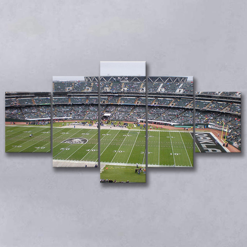 Oakland Athletics Wall Art Oakland Coliseum Stadium Canvas Prints,Multi Panels,Sport Stadium Art Prints, Fan Gift