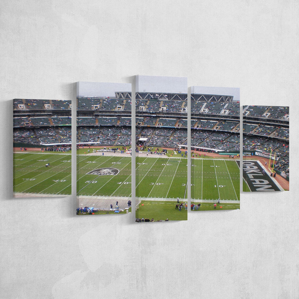 Oakland Athletics Wall Art Oakland Coliseum Stadium Canvas Prints,Multi Panels,Sport Stadium Art Prints, Fan Gift