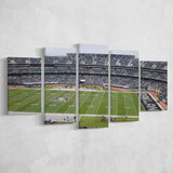 Oakland Athletics Wall Art Oakland Coliseum Stadium Canvas Prints,Multi Panels,Sport Stadium Art Prints, Fan Gift