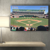 Oakland Coliseum Stadium Canvas Prints Oakland Athletics Wall Art Baseball,Sport Stadium Art Prints, Fan Gift, Wall Decor