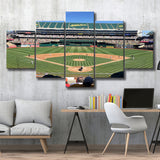Oakland Coliseum Stadium Canvas Prints Oakland Athletics Wall Art Baseball,Multi Panels,Sport Stadium Art Prints, Fan Gift