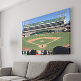 Oakland Coliseum Stadium Canvas Prints Oakland Athletics Wall Art Baseball,Sport Stadium Art Prints, Fan Gift, Wall Decor