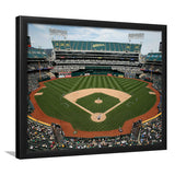 Oakland Coliseum, Stadium Canvas, Sport Art, Gift for him, Framed Art Prints Wall Art Decor, Framed Picture