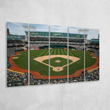 Oakland Coliseum, Stadium Canvas, Sport Art, Gift for him, Multi Panels B, Canvas Prints Wall Art Decor