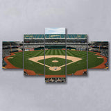 Oakland Coliseum, Stadium Canvas, Sport Art, Large Canvas, Multi Panels, Canvas Prints Wall Art Decor