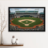 Oakland Coliseum, Stadium Canvas, Sport Art, Gift for him, Framed Canvas Prints Wall Art Decor, Framed Picture