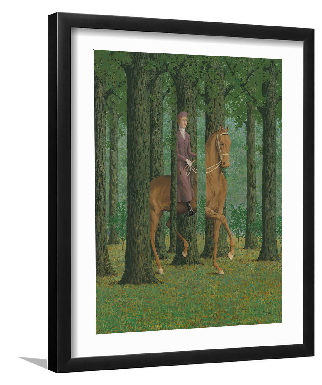 Obstacle Void By René Magritte-Canvas Art,Art Print,Framed Art,Plexiglass cover