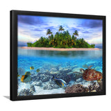 Ocean Beach Framed Art Prints Wall Decor - Painting Art, Black Frame, Home Decor, Prints for Sale