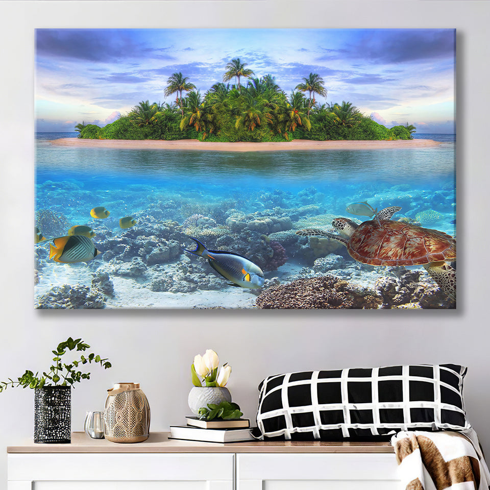 Ocean Beach Canvas Prints Wall Art - Painting Canvas, Art Prints, Wall Decor, Home Decor, Prints for Sale