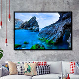 Ocean Mountains Framed Art Prints Wall Art Decor, Framed Picture, Home Decor