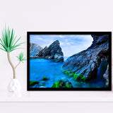 Ocean Mountains Framed Art Prints Wall Art Decor, Framed Picture, Home Decor