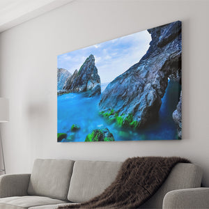 Ocean Mountains Canvas Prints Wall Art Decor - Painting Canvas,Home Decor, Ready to Hang