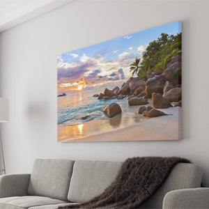 Ocean Sandy Beach Canvas Prints Wall Art - Painting Canvas, Home Wall Decor, Painting Prints, For Sale