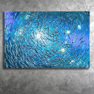 Ocean Underwater, Ocean Canvas Prints Wall Art Home Decor - Painting Canvas, Ready to hang