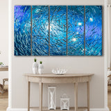 Ocean Underwater, Ocean 5 Panels B,Large Canvas,Canvas Prints Wall Art Home Decor